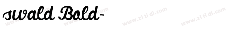 swald Bold字体转换 swald Bold字体转换